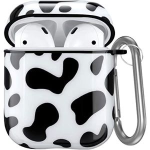 Cute Black and White Cow Spot AirPod Case